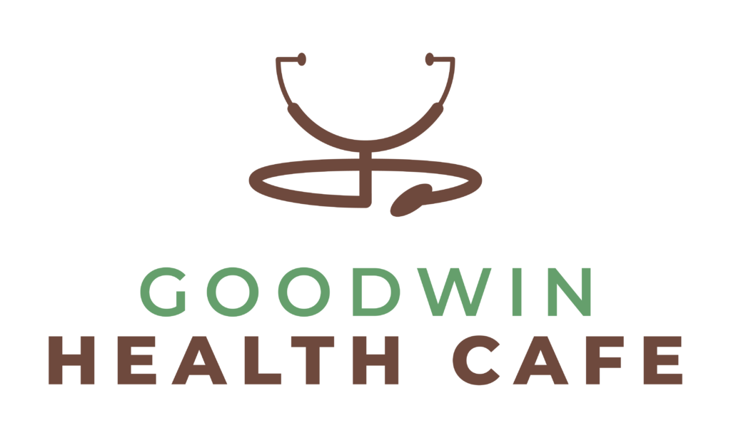Goodwin Health Cafe logo branding design